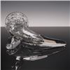 Image 3 : Clear Cut Crystal Cornucopia Vase