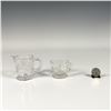 Image 5 : 2pc Glass Creamer and Teacup