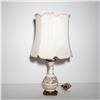 Image 1 : Floral Porcelain Table Lamp