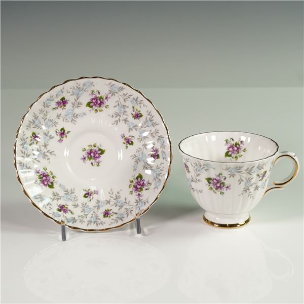2pc Royal Stafford Bone China Cup and Saucer Set, Enchantment