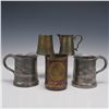 Image 1 : 5pc Assorted Metal Mugs, Creamer, and Cup