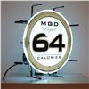 Image 2 : Original Miller MGD Light 64 Calories Neon Sign