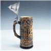 Image 3 : German Relief Beer Stein with Pewter Lid