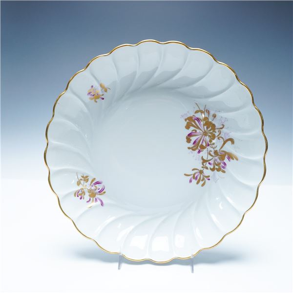Chamart Limoges Porcelain Floral Gilt Bowl