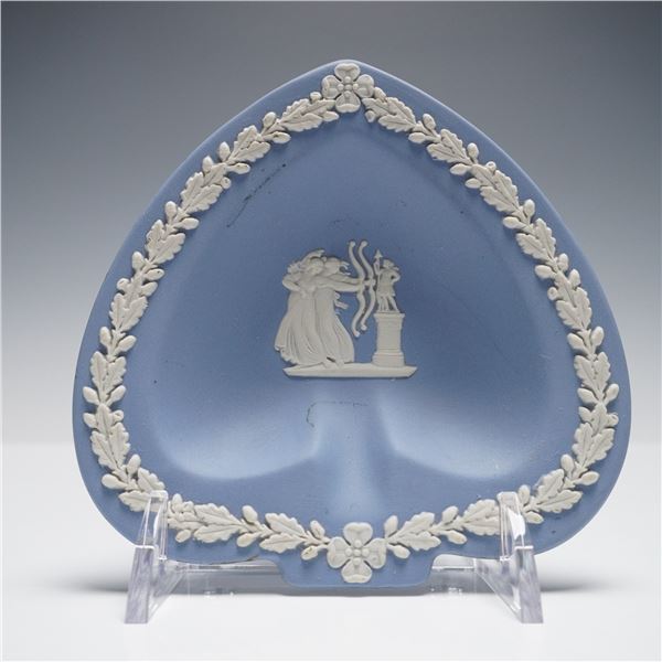Wedgwood Jasperware Blue Heart-Shaped Dish