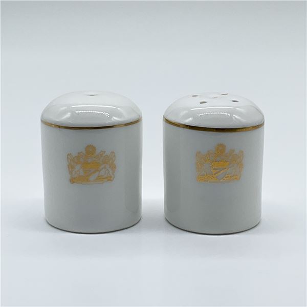 Pair of Royal Doulton Miniature Salt and Pepper Shakers