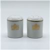 Image 1 : Pair of Royal Doulton Miniature Salt and Pepper Shakers
