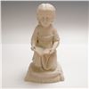 Image 1 : Parian Figure of a Seated Girl Reading, No. 178