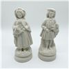 Image 1 : Pair of Bisque Porcelain Figurines