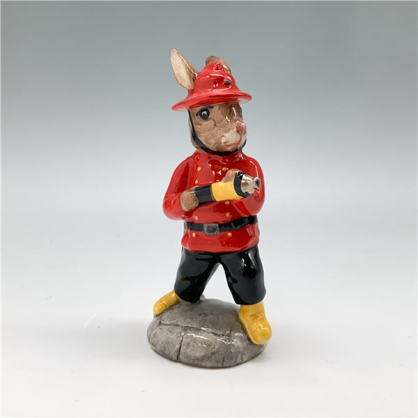 Royal Doulton Bunnykins Figurine, Fireman DB133 w/ Box
