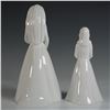 Image 2 : 2pc Coalport Porcelain Figurines, The Bride & The Bridesmaid