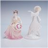 Image 1 : 2pc Coalport Figurines, Lady in Lace and Zelda