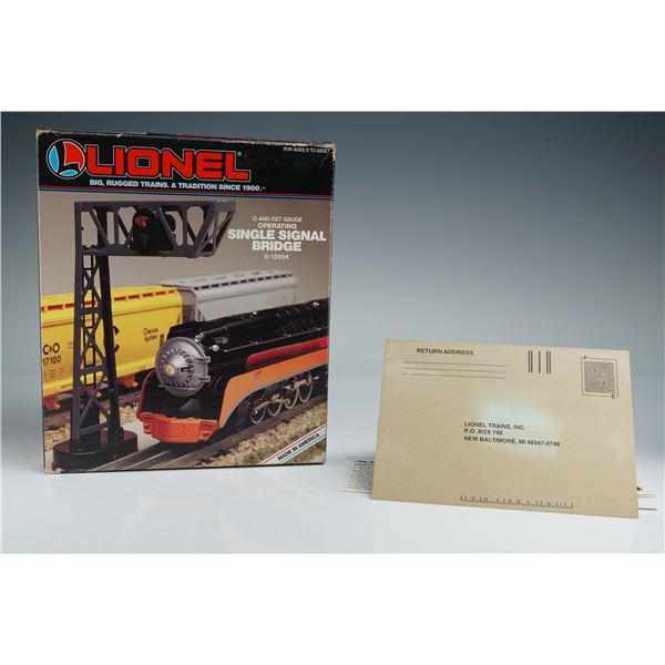 Lionel Train Accessory, Single Signal Bridge 6-12894