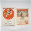 Image 1 : 2pc Vintage Magazine Ads, Lorraine Hair Net 1922 & Post Toasties 1913
