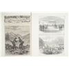 Image 2 : 4pc Harper's Weekly Historic Illustrated Prints and Reproduction Flyer