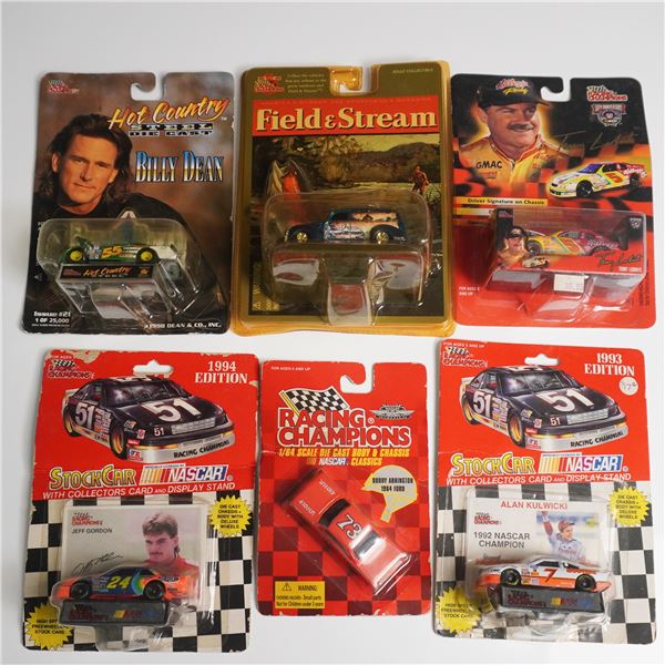 6pc Racing Champions Die Cast Toy Cars