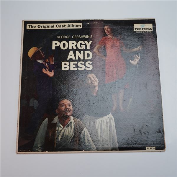 Decca Records George Gershwin's Porgy and Bess Original Cast Vinyl Record