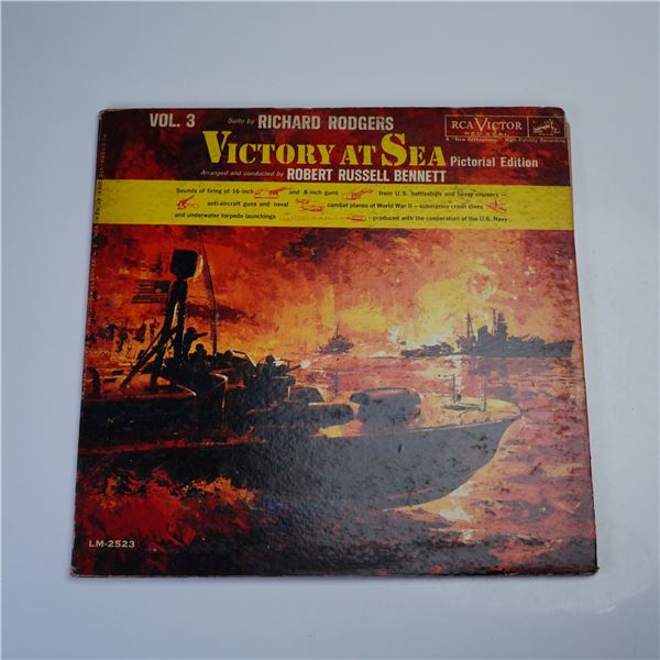 RCA Victor Records Victory at Sea Vol. 3 Pictorial Edition Vinyl Record