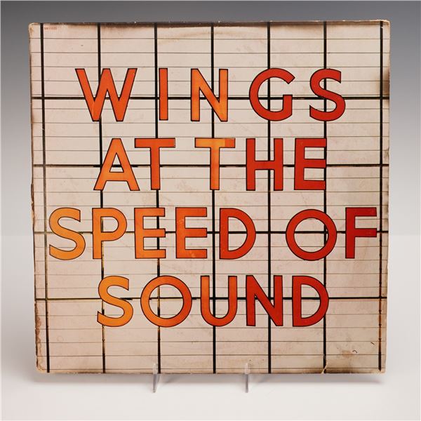 Capitol Records Wings Vinyl Record,  At the Speed of Sound