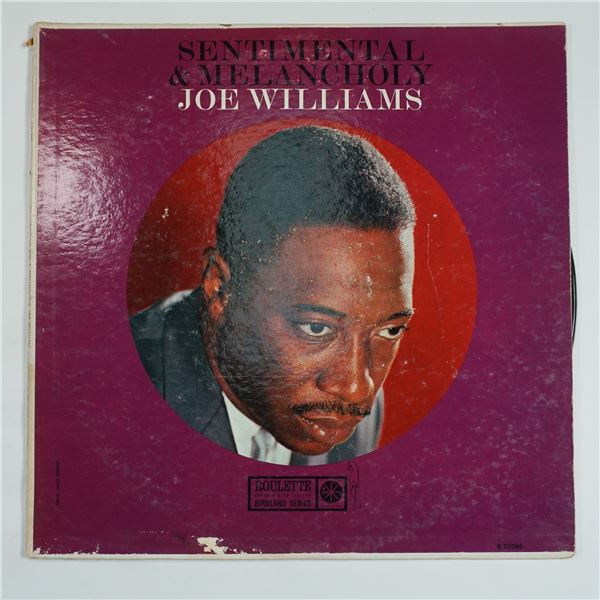 Joe Williams Sentimental & Melancholy LP Album, DJ Copy