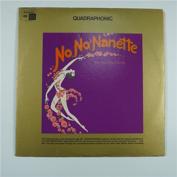 No, No, Nanette (1971 Cast) LP, Columbia SQ Quadraphonic