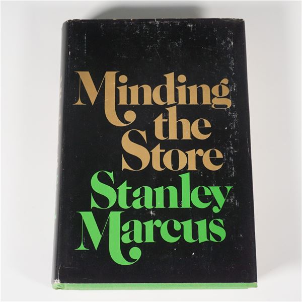 Stanley Marcus Signed Book, Minding the Store