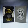 Image 1 : 2pc First Edition Books, Tracy and Hepburn & Gene Tierney