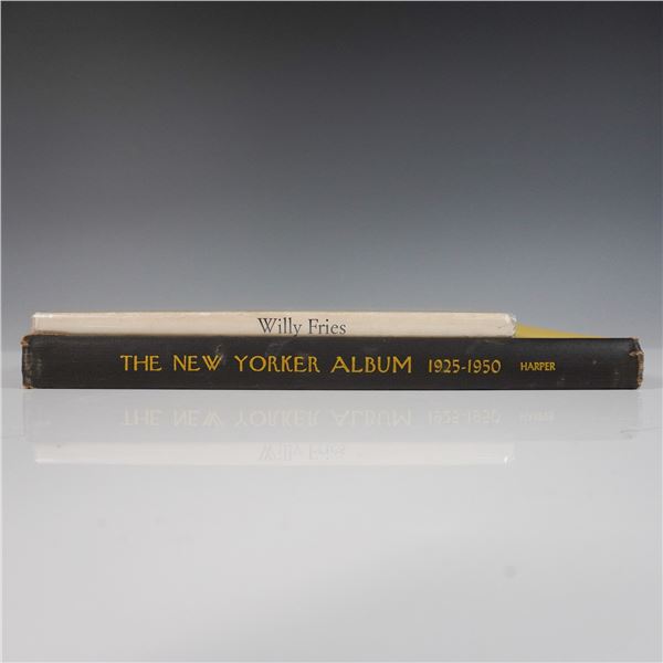 2pc Illustration Books, The New Yorker 25th Anniversary Album, Willy Fries