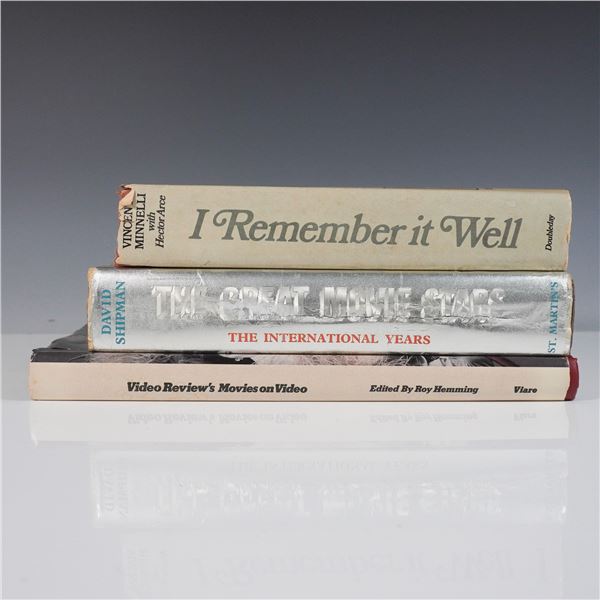 3pc Vintage Hollywood Film Books, Movie Stars & Directors