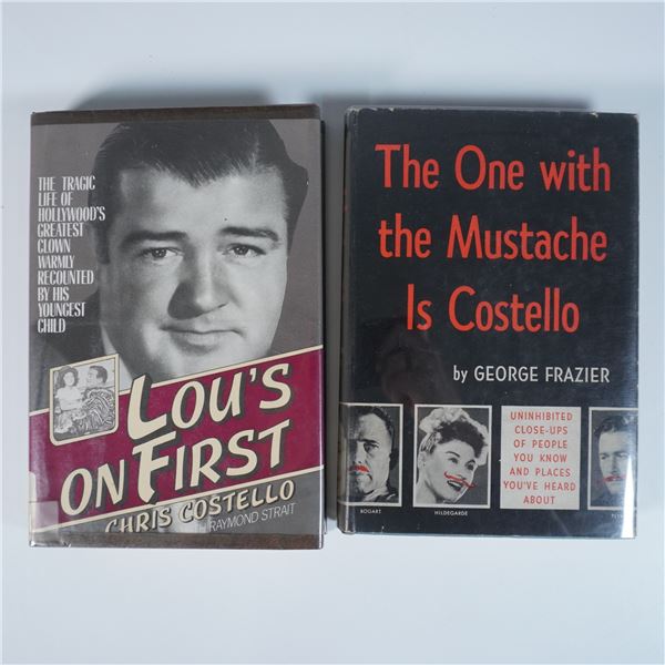 2 Lou Costello Biography Hardcover Books