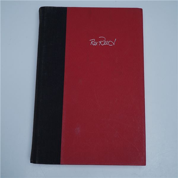 Rex Reed Valentines & Vitriol First Edition Hardcover Book