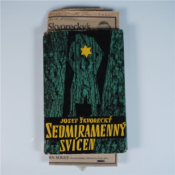 Josef Skvorecky Signed Sedmiramenny SvÃcen First Edition Book
