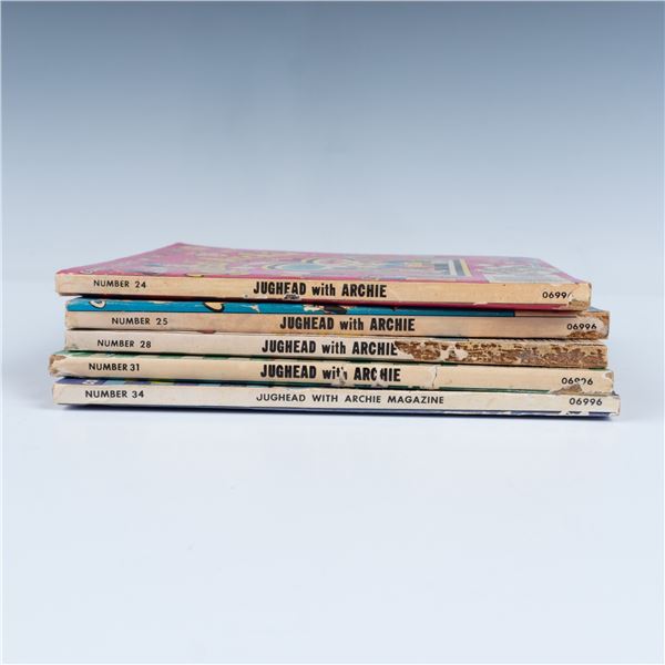 5pc Vintage Jughead With Archie Comics Digest