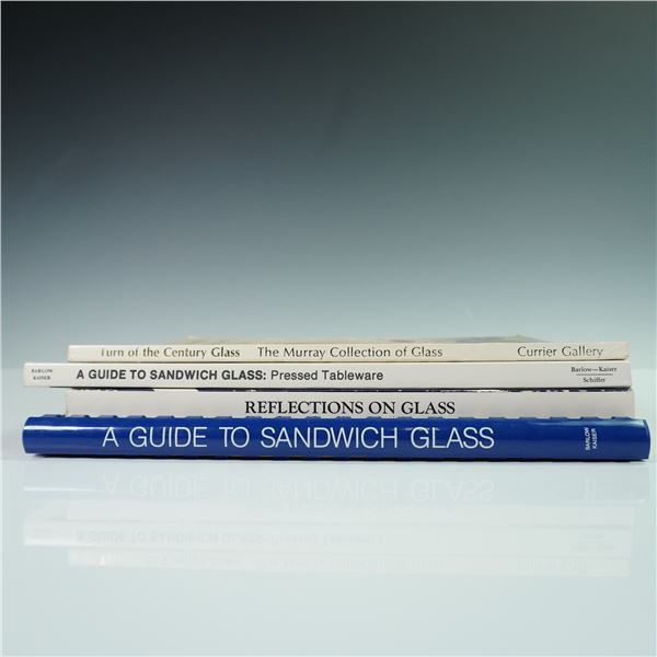 4 Glass Reference Books