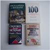 Image 2 : Set of 4 Reference Books on Language, Biography, and History