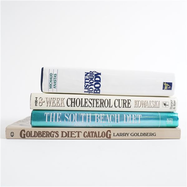 4pc Nutrition and Diet Guide Books