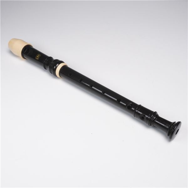 LMI Black Plastic Soprano Recorder with Case