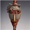 Image 2 : African Style Carved Wooden Staff Sculpture
