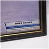 Image 3 : Duke Snider Photograph Framed  - 1955 World Series Commemorative