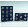 Image 1 : 2pc 2008 and 2009 United States Quarter Collections in Display Cases