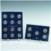 Image 2 : 2pc 2008 and 2009 United States Quarter Collections in Display Cases