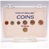 Image 1 : Late 20th Century World's Smallest U.S. Coins Replica Set