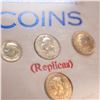 Image 3 : Late 20th Century World's Smallest U.S. Coins Replica Set