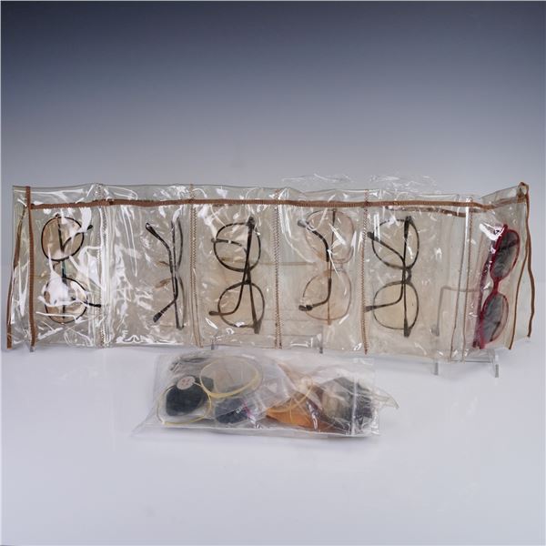 6pc Eyeglasses with Assorted Replacement Lenses and Nose Pads