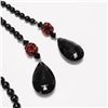 Image 2 : Black and Red Beaded Necklace