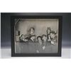 Image 1 : Columbia Pictures Three Stooges and Harold Brauer Framed Promotional Photo