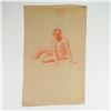Image 5 : 2pc Nude Figure Sketches on Laid and Toned Paper