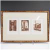 Image 1 : 3pc Framed Signed Etchings of Italian Architecture