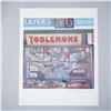 Image 1 : Sandra Lawrence Limited Edition Print, Toblerone Shopkeeper