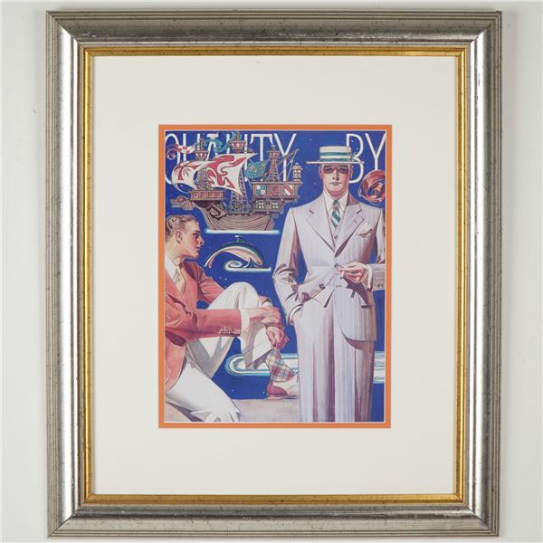 Great Gatsby-Inspired Framed Art Print